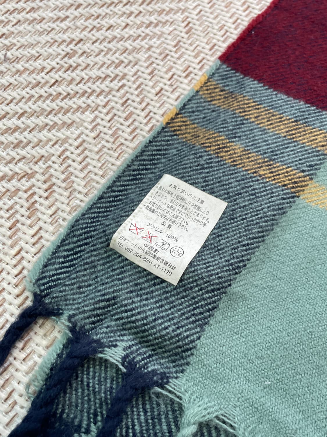 빈티지 멀티 체크 머플러  J03930 상품이미지6