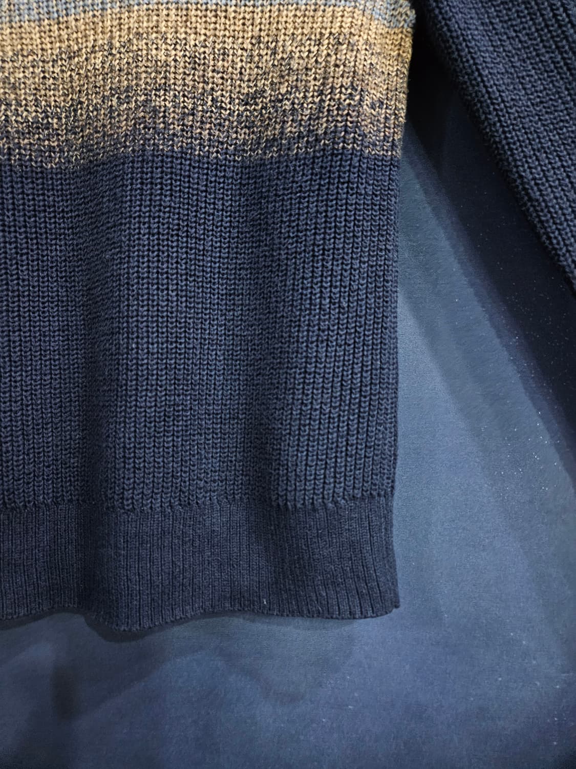 잭스페이드 네이비컬러 남성 95~100 니트 상품이미지6