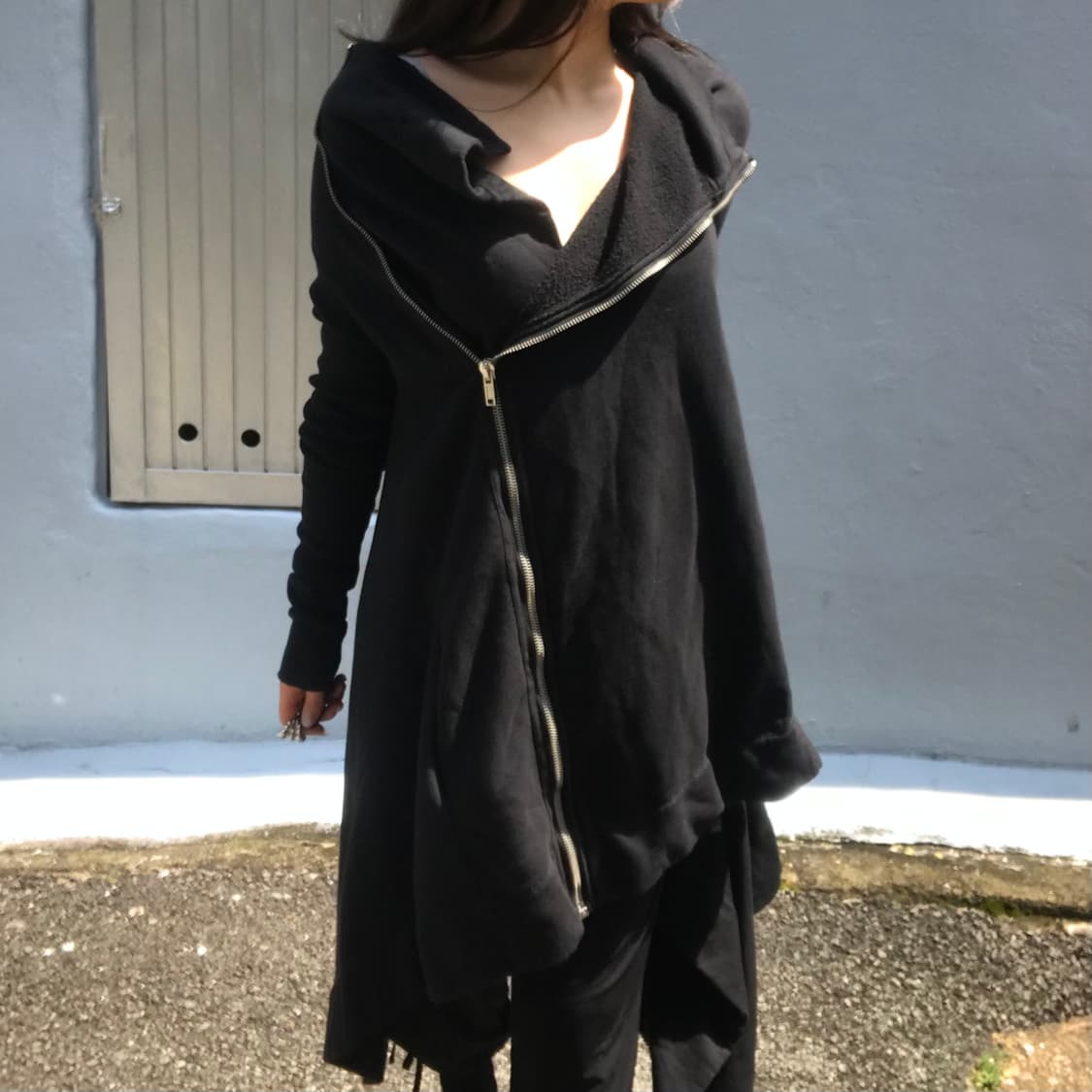 릭오웬스 롱 니트 집업 카디건 상품이미지3