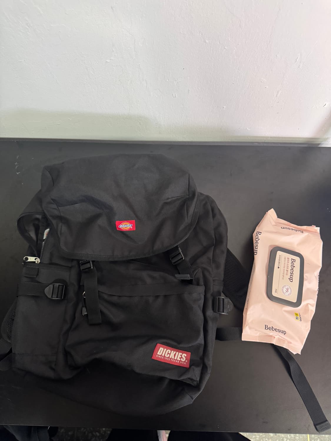 정품!! 디키즈 Dickies 올드스쿨 박스 로고 버클 포켓 백팩 상품이미지6