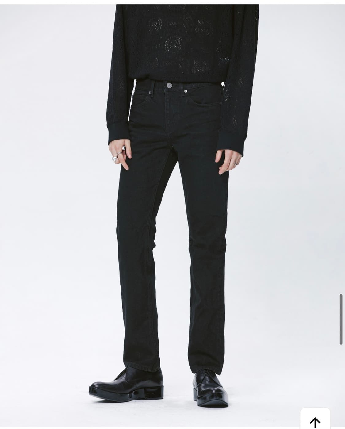 페이탈리즘 블랙진 #ISK04 usak slim straight fit 상품이미지7