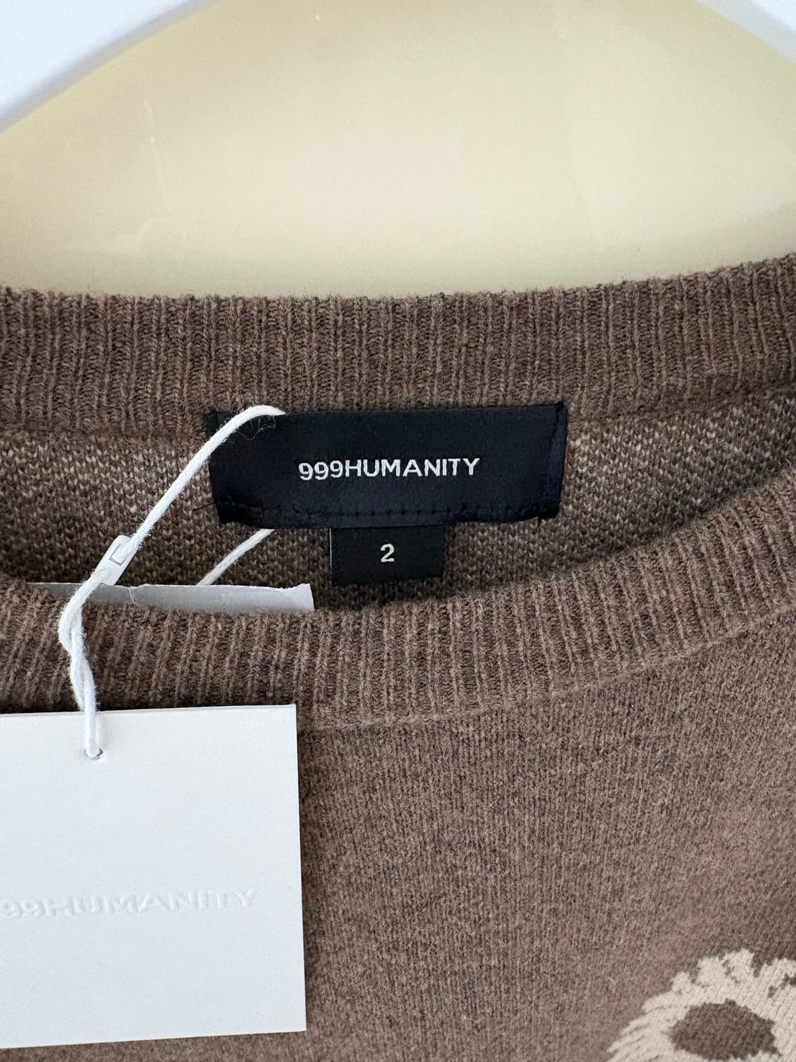 999 휴머니티 브라운 니트 2사이즈 상품이미지3