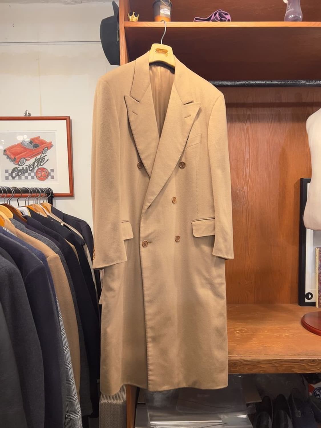 페레가모 캐시미어 코트 상품이미지1