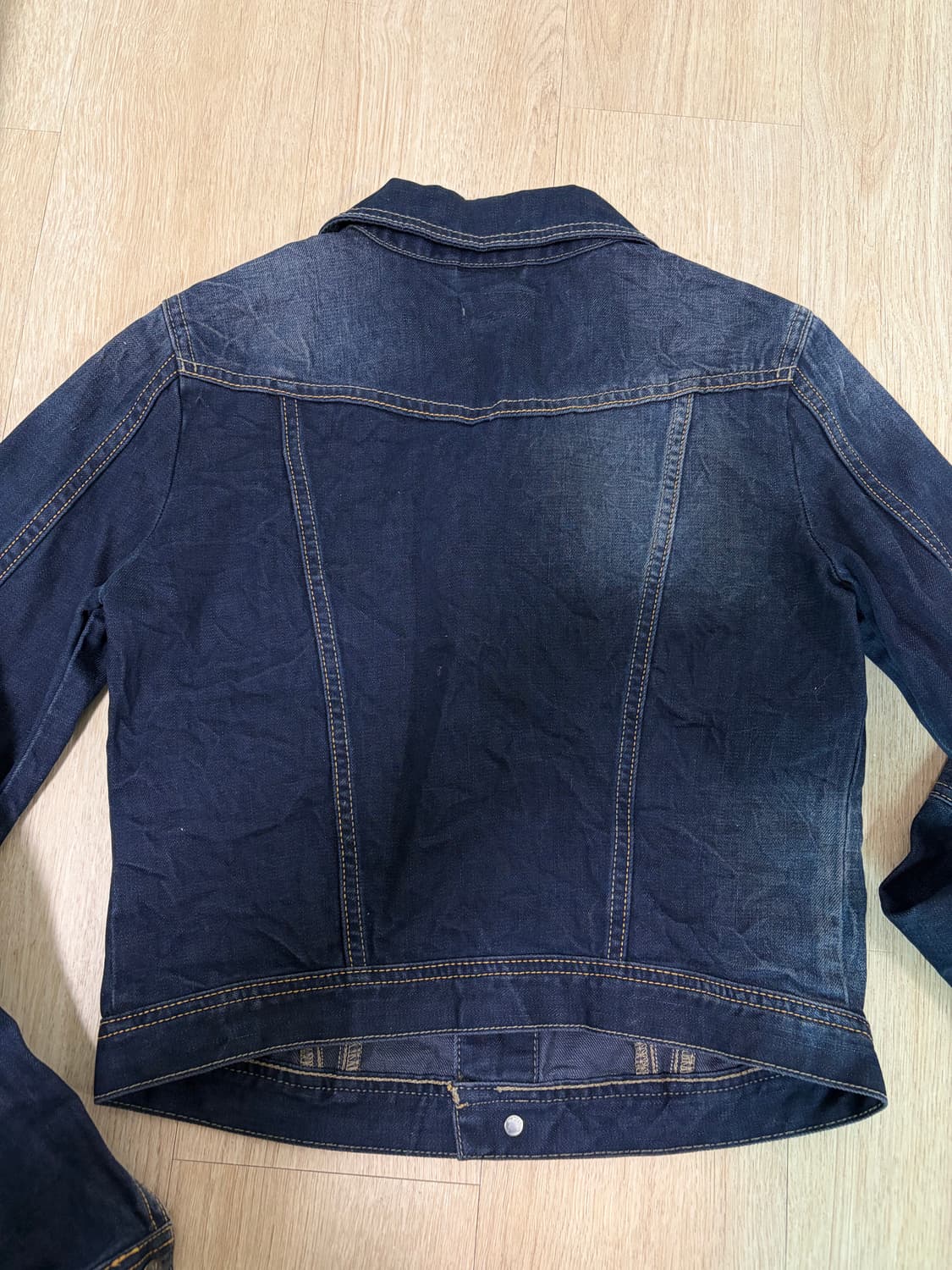 디젤 00s 크롭 청자켓 xs 상품이미지5