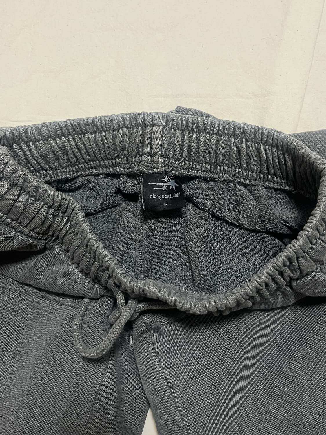 나이스고스트클럽 피그먼트 레이어드 스웨트 팬츠 상품이미지6