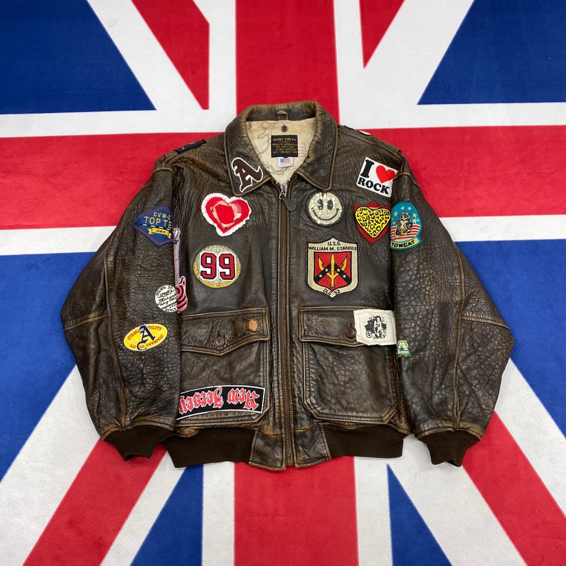 아비렉스A-2 가죽자켓 XL 상품이미지1