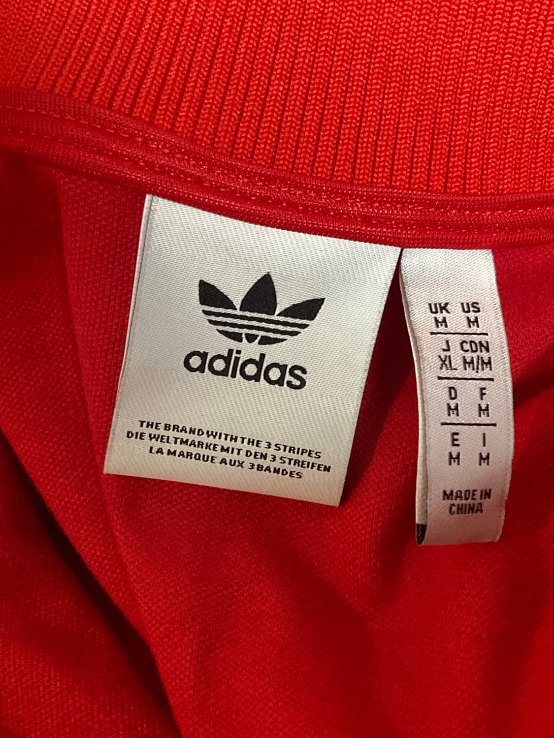 Adidas jacket red 아디다스 져지 레드 로얄 벨기에 상품이미지7