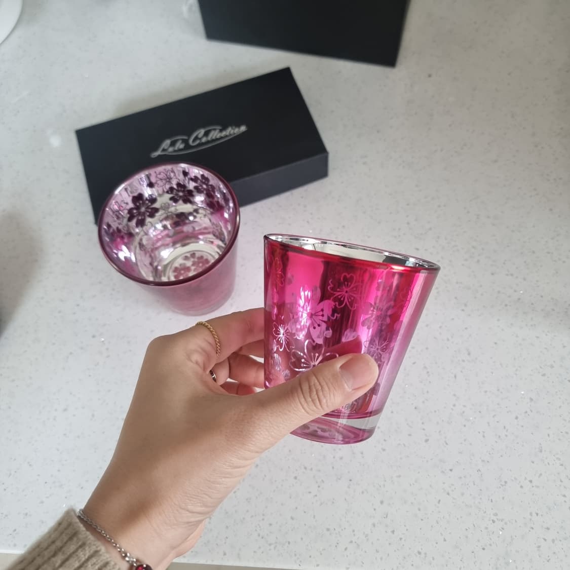 일본 루루아일랜드 사쿠라 컵 세트 새상품 상품이미지4