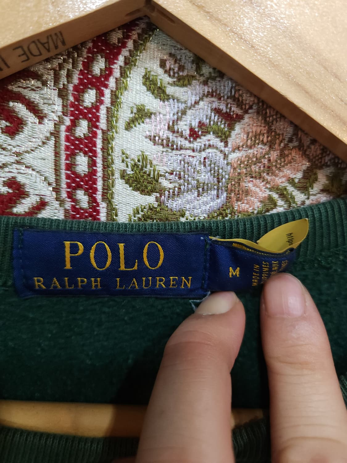 폴로 랄프로렌 빈티지 패치 기모 맨투맨

 상품이미지3