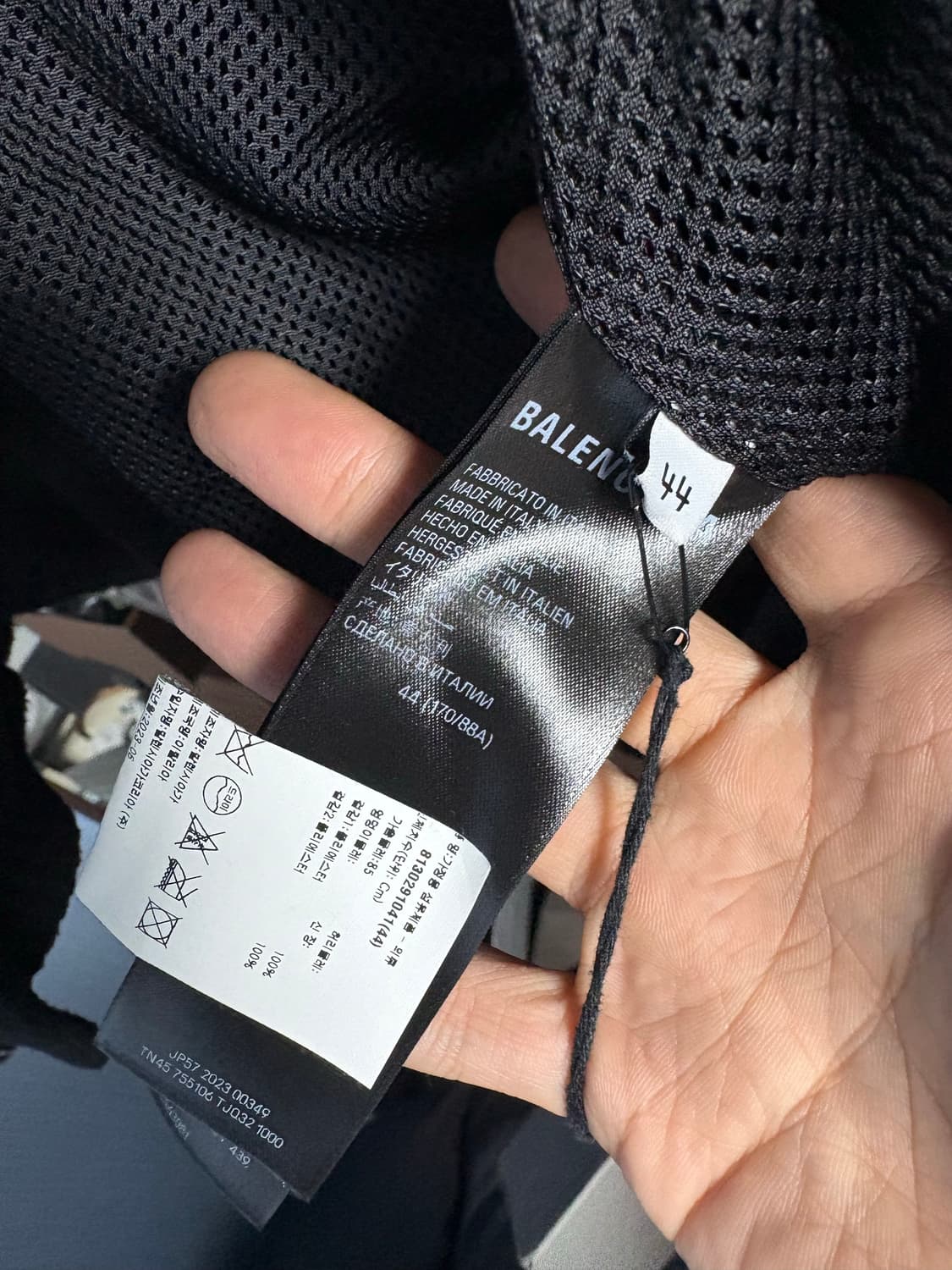 발렌시아가 아웃라인 플리스 트랙재킷 44 상품이미지3