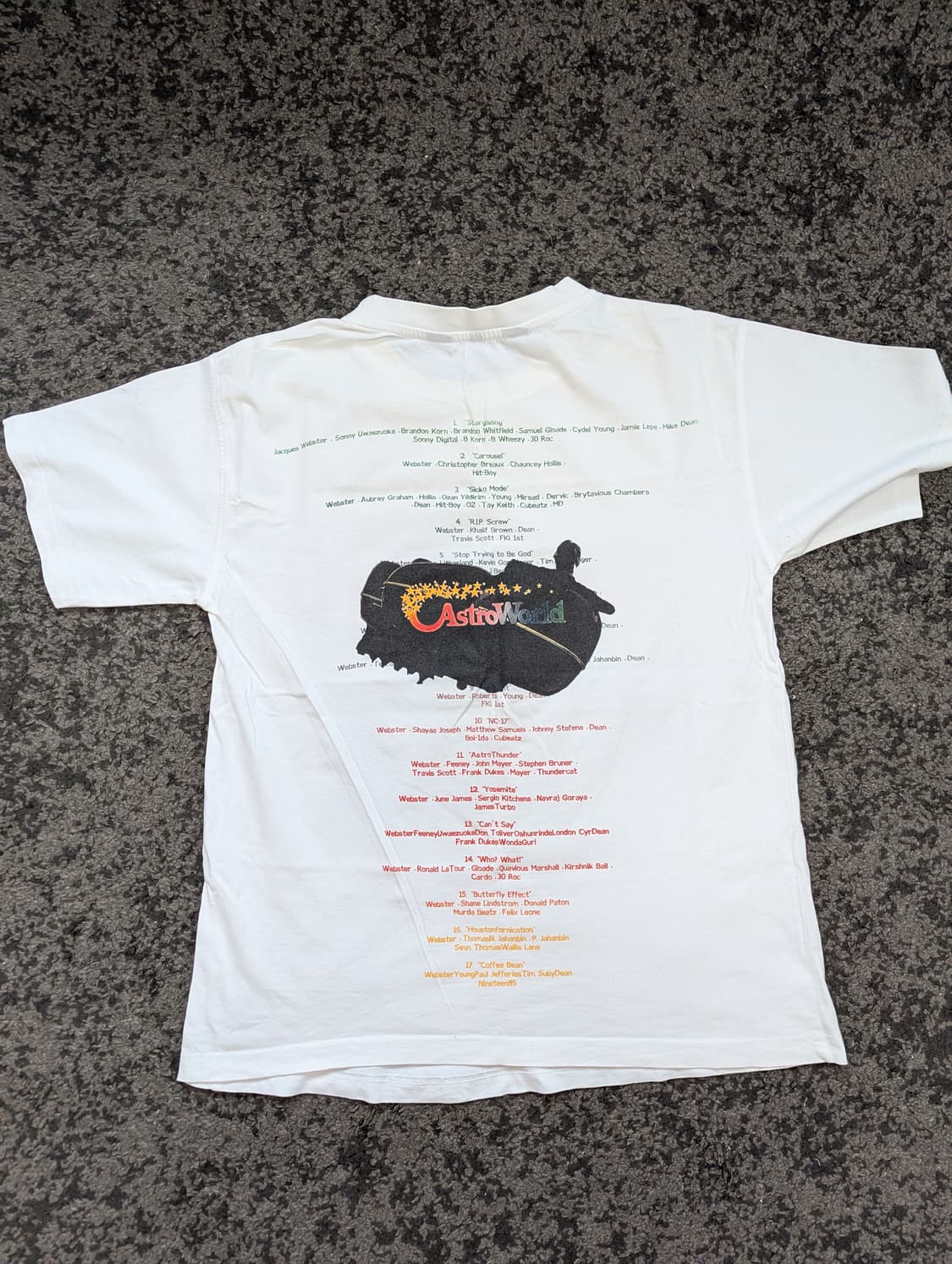 머리도 머워드 Travis Scott 그래픽 티 상품이미지5