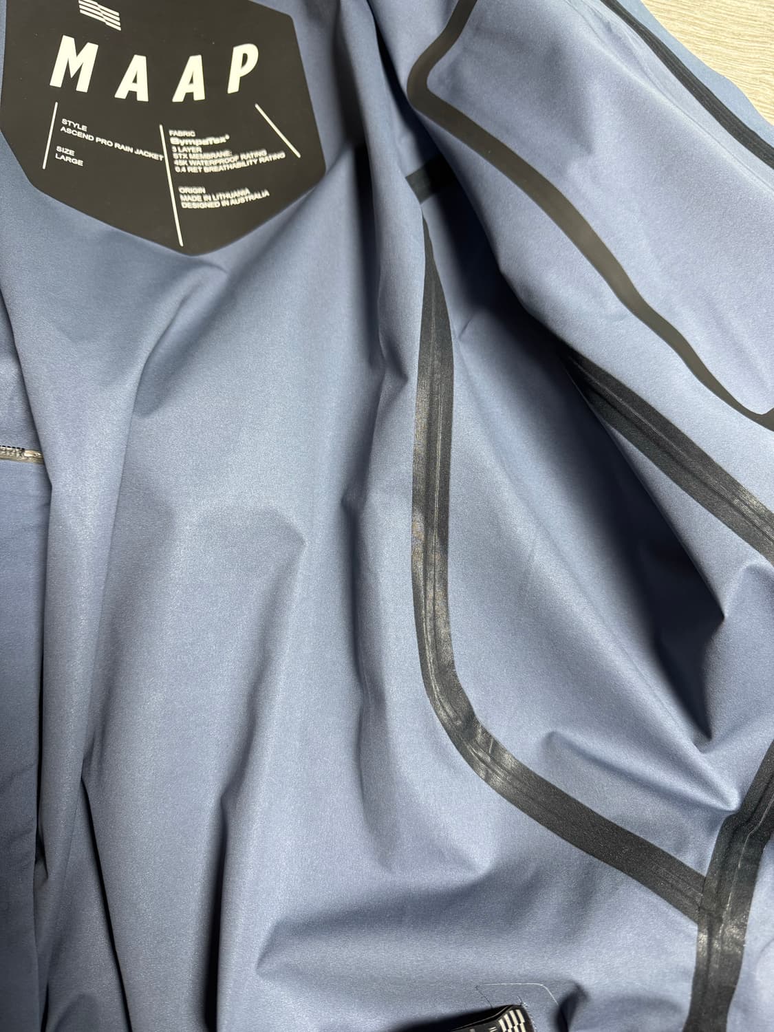 MAAP Ascend Pro Rain Jacket - Blue Indig 상품이미지9