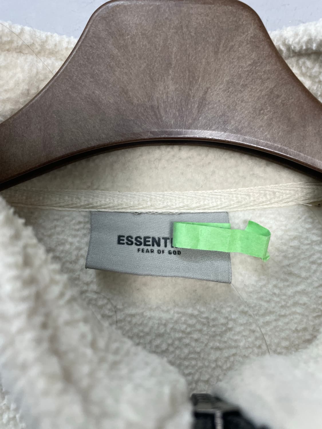 에센셜 아이보리 반집업 플리스 H1897 상품이미지5