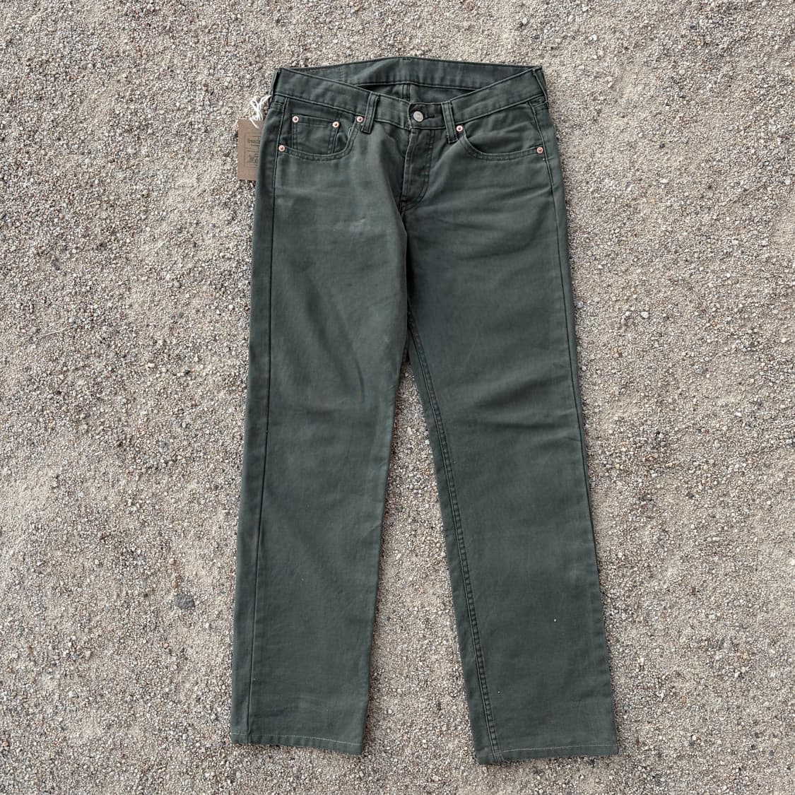 리바이스 532 스트레이트 밀리터리 올리브 데님 (32)   상품이미지4