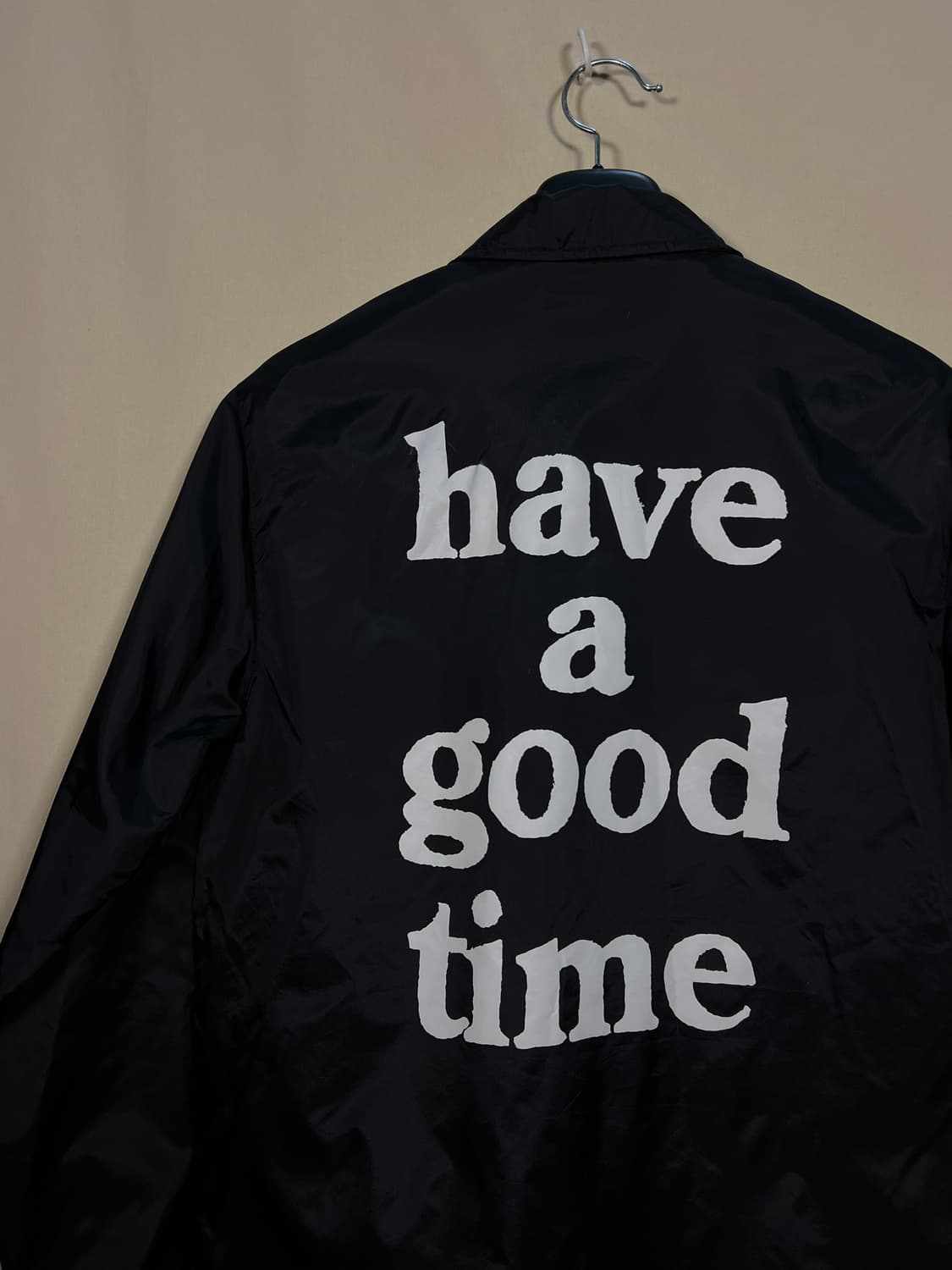 헤브어굿타임 로고 코치 자켓 처분  상품이미지3