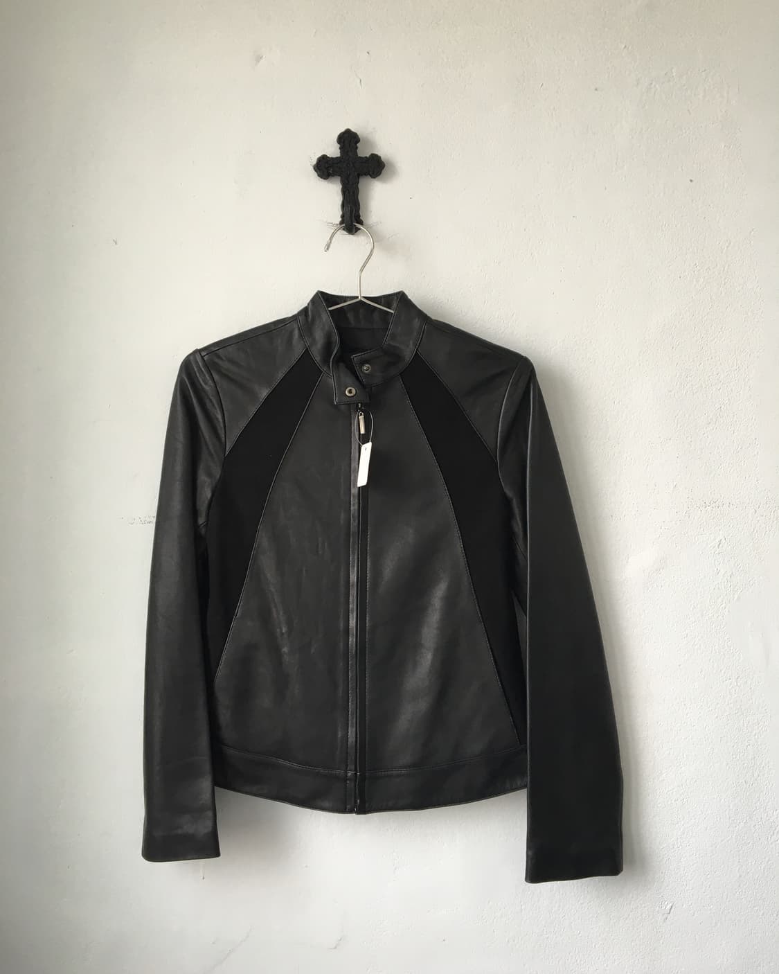 Line detail lamb leather jacket 상품이미지2