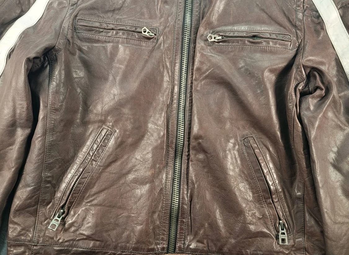 올드 갭 브라운 모터사이클 가죽 자켓 상품이미지2