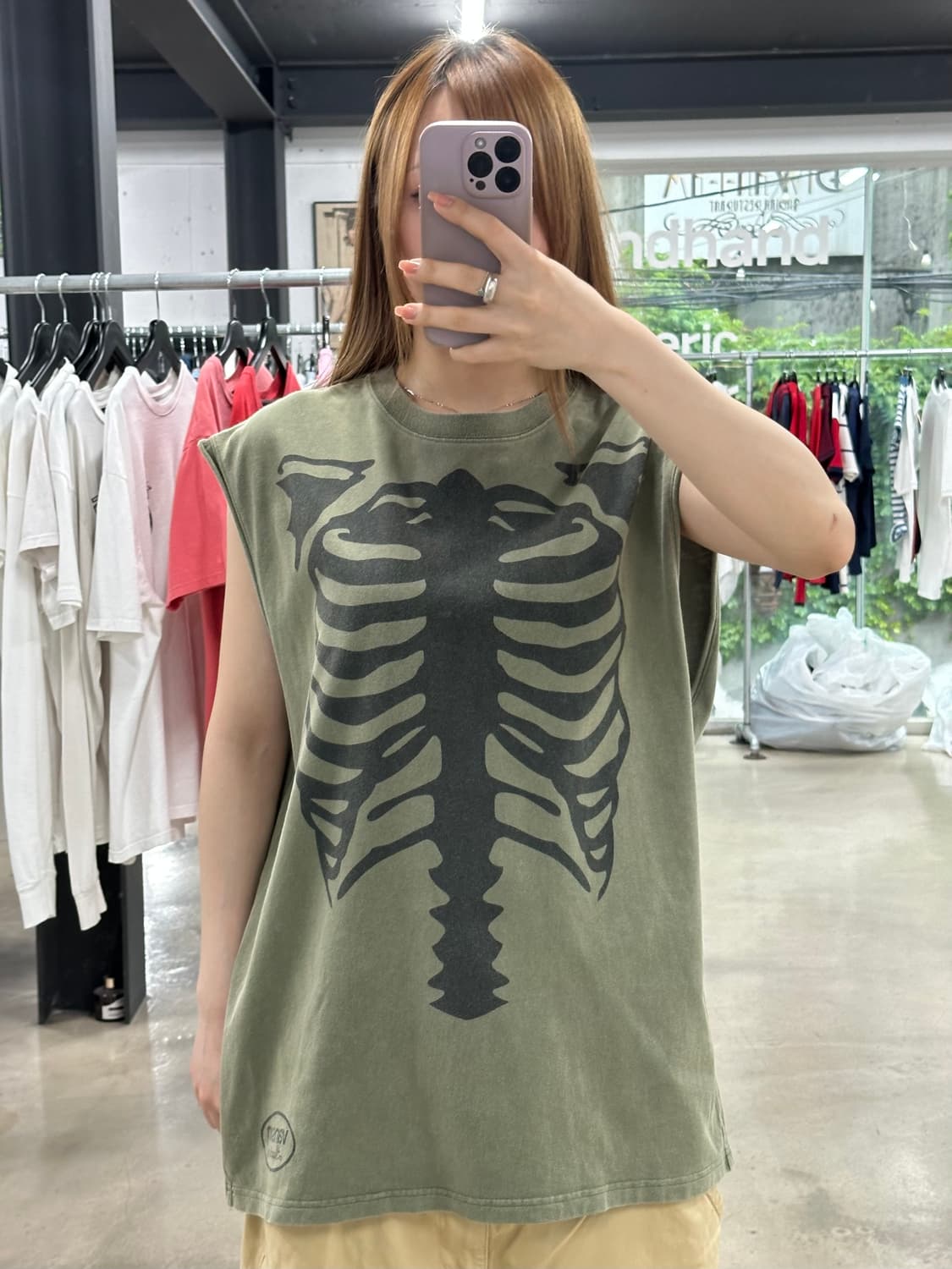 벤슨 본 스켈레톤 나시 카키 상품이미지1