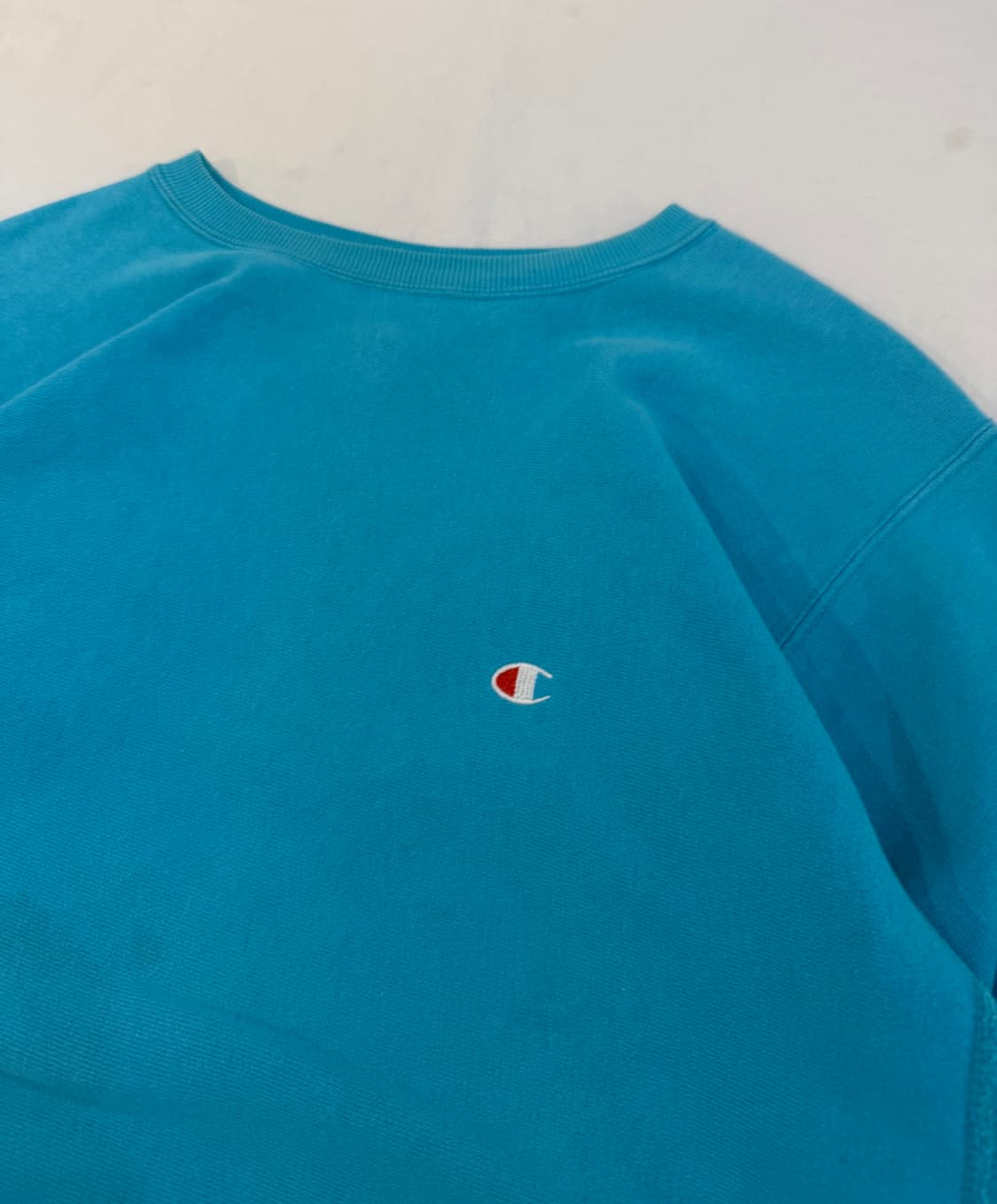 90s 챔피온 리버스위브 스웻셔츠 맨투맨 아쿠아민트 상품이미지3