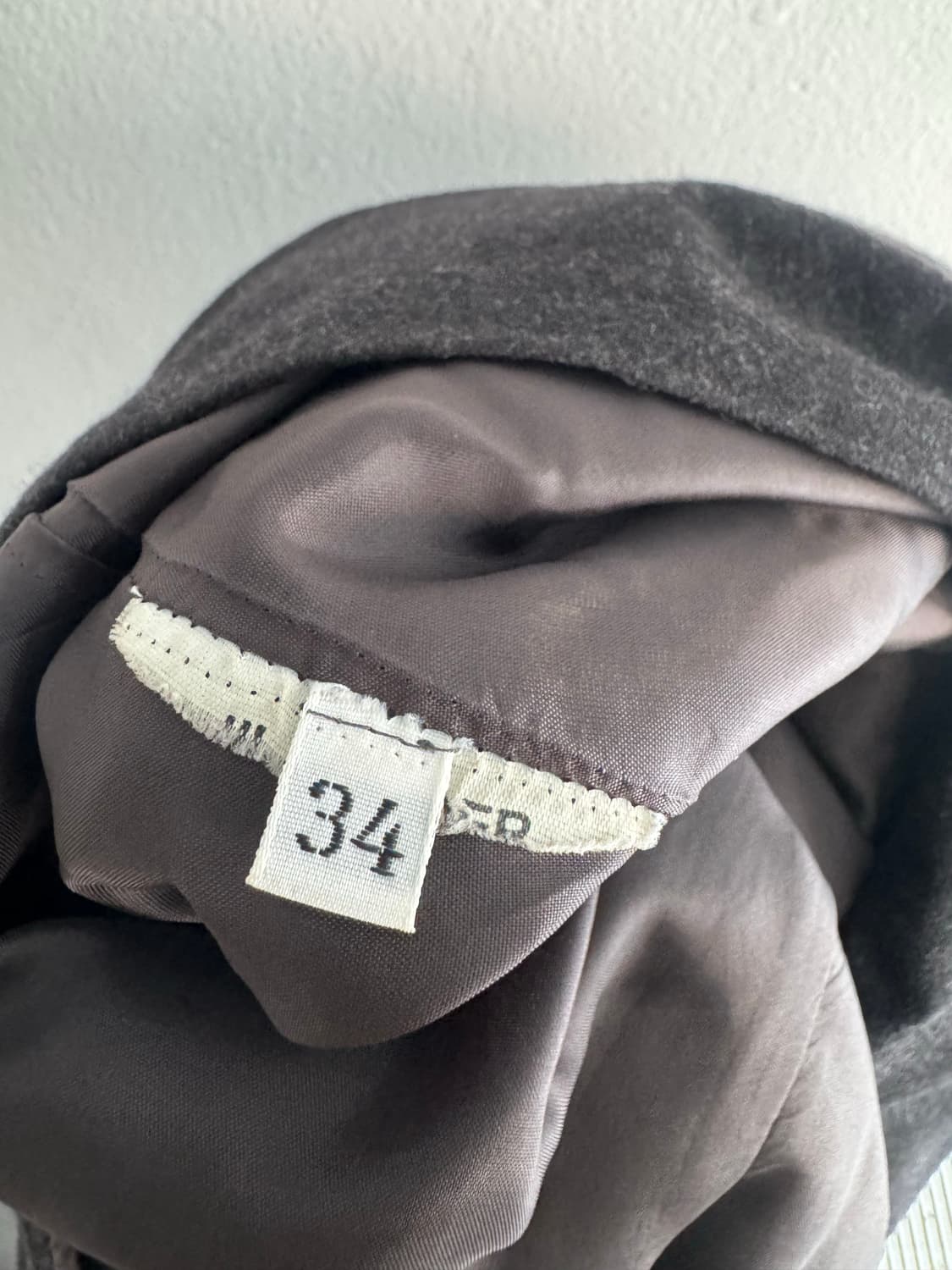 Jil sander 사선 플리츠 울 스커트 상품이미지6