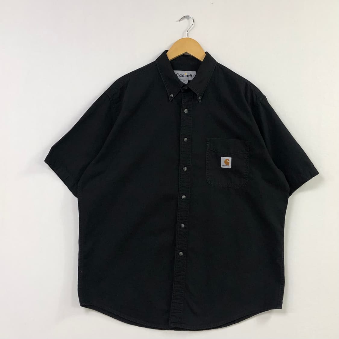 XL 칼하트 블랙 워크 셔츠 상품이미지2