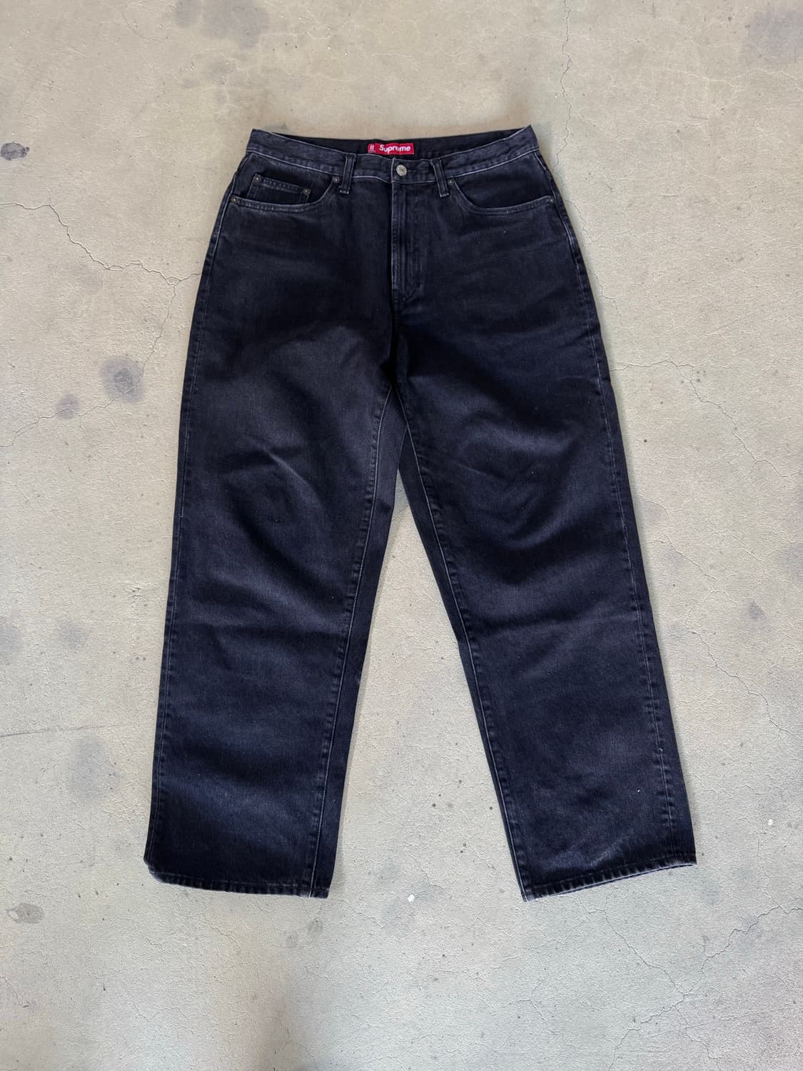 165$ 슈프림 배기 진 블랙 32 상품이미지1