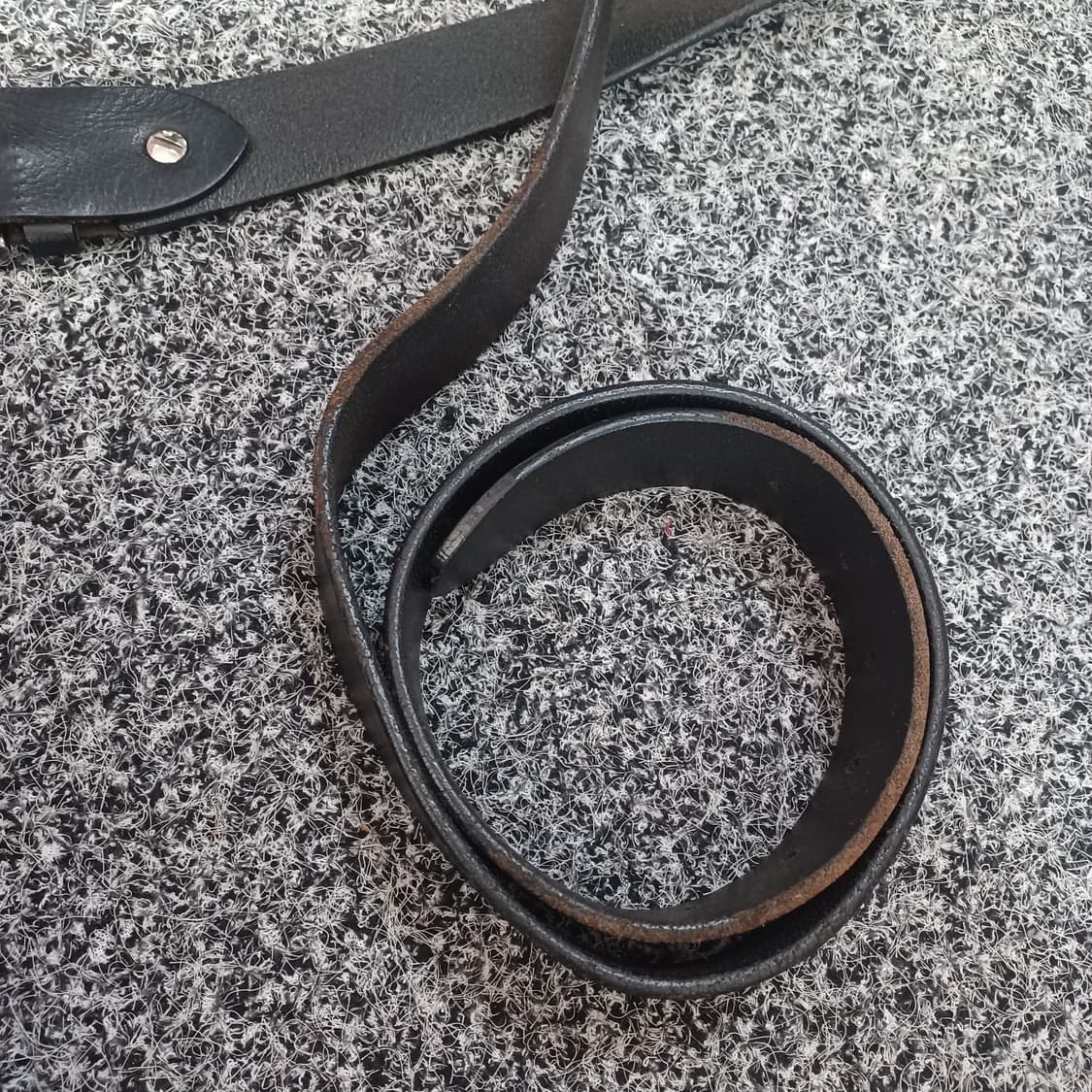 빈티지 가죽 벨트 블랙  상품이미지3
