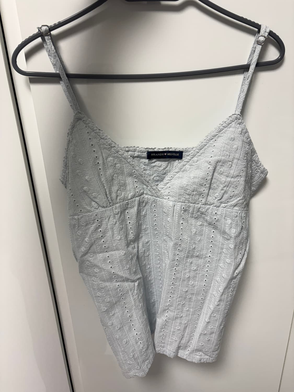 브랜디 멜빌 아일렛 펀칭 민소매 블라우스 슬리브리스 (새상품) 상품이미지1