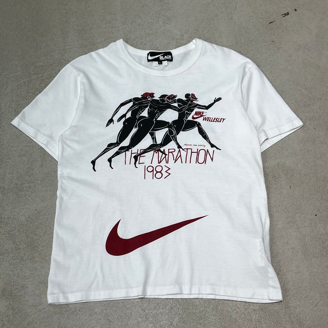 나이키x꼼데가르송 프린팅 반팔티 s10492 상품이미지1