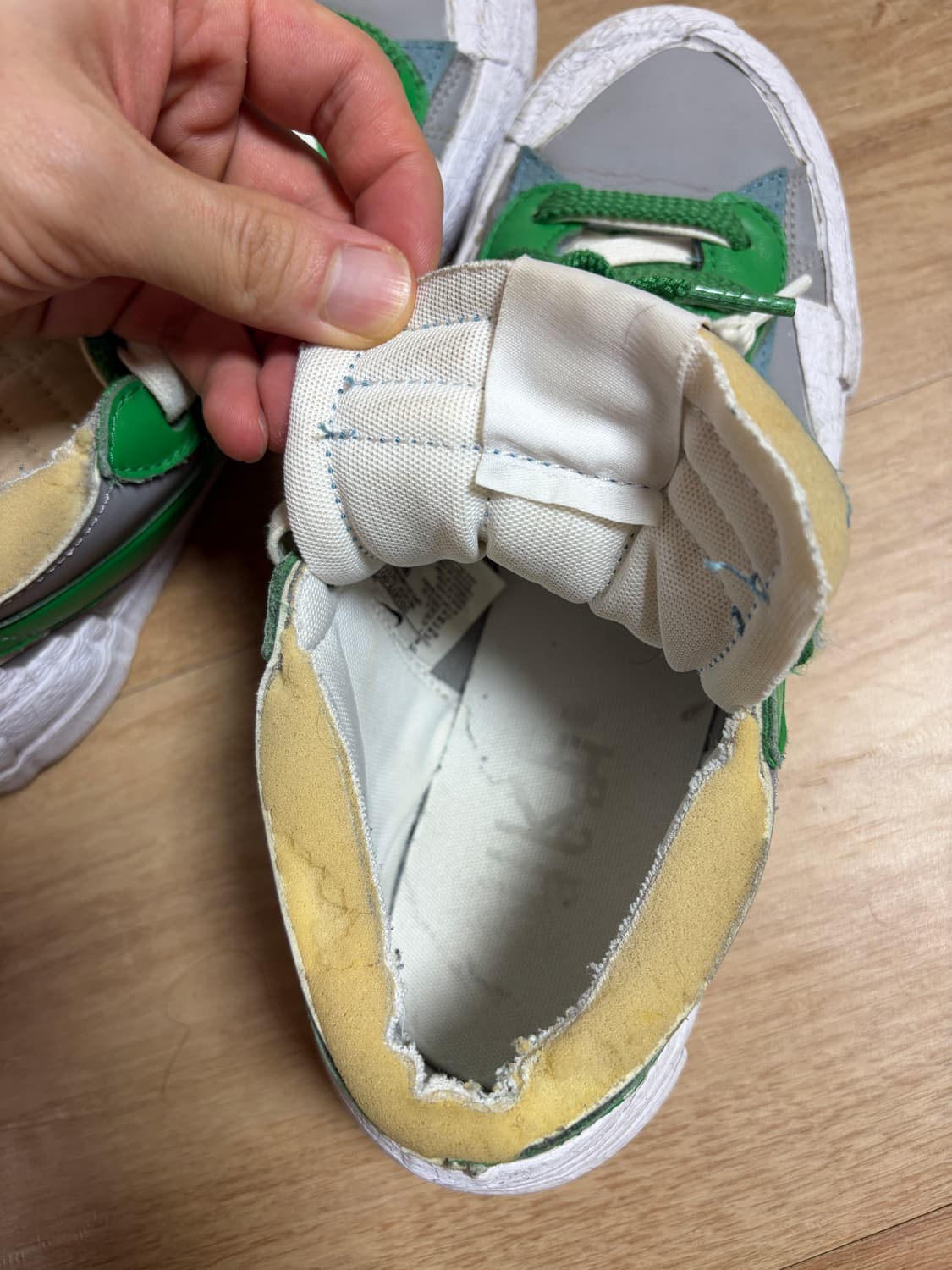 나이키 × 사카이 블레이저 로우 클래식 그린 / 265mm 상품이미지5