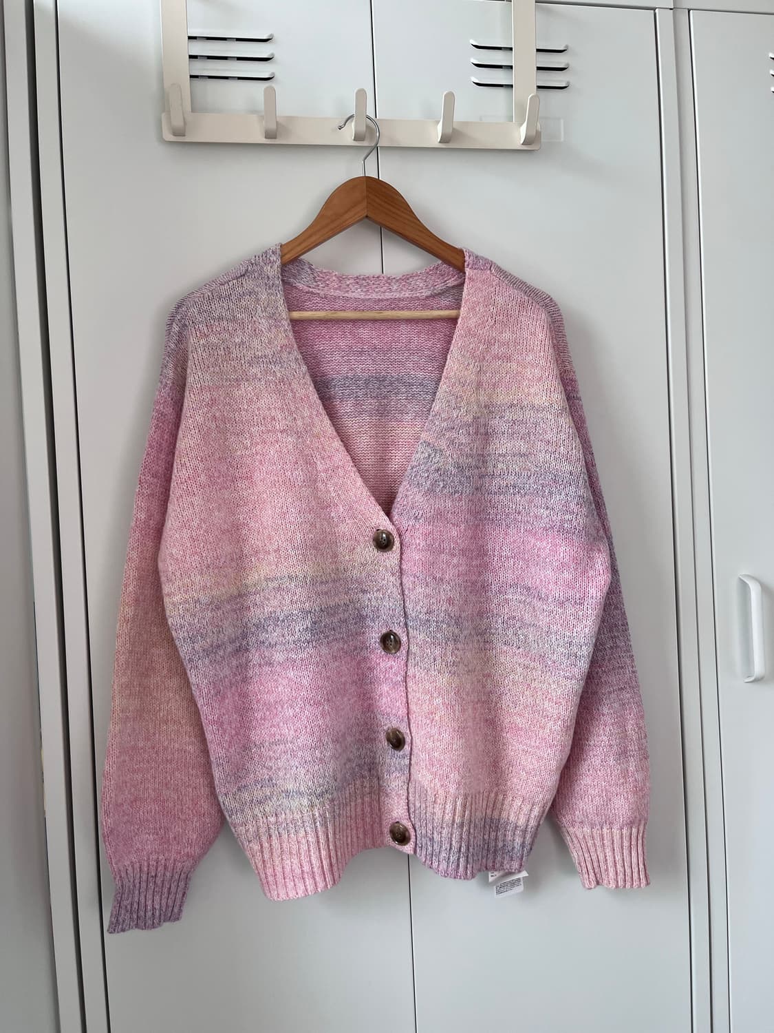 Kutir 무지개 그라데이션 브이넥 가디건 상품이미지5