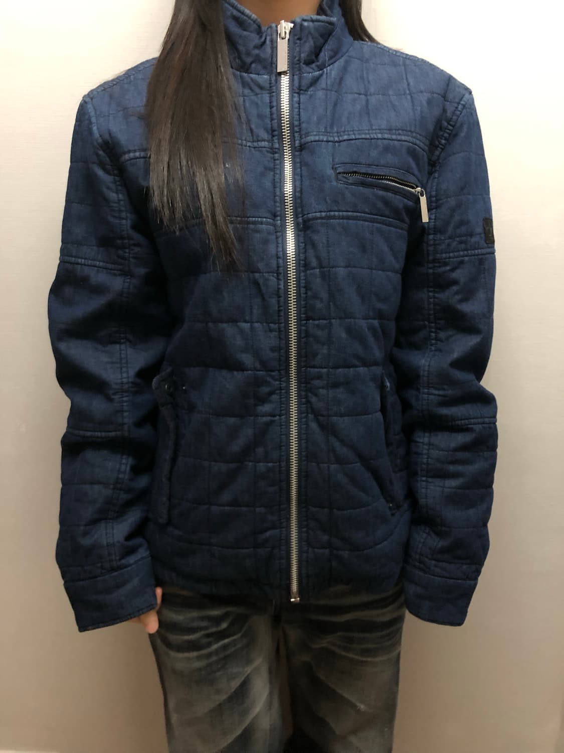 빈티지 켈빈클라인 데님 펑크 자켓 상품이미지3