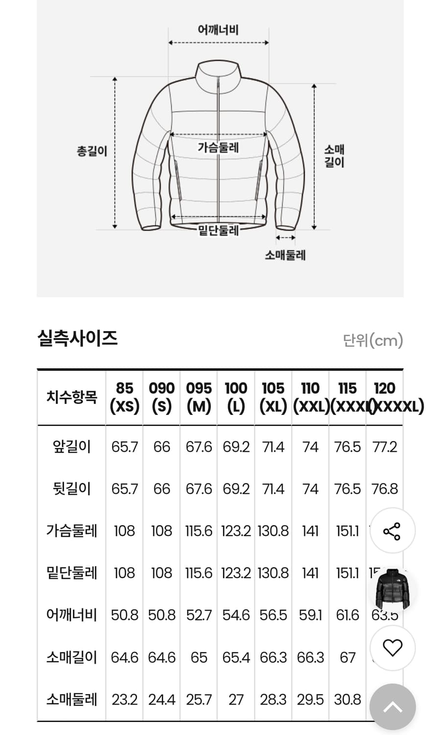 [M(95)] 노스페이스 1996 레트로 눕시 NJ1DR65B 상품이미지5