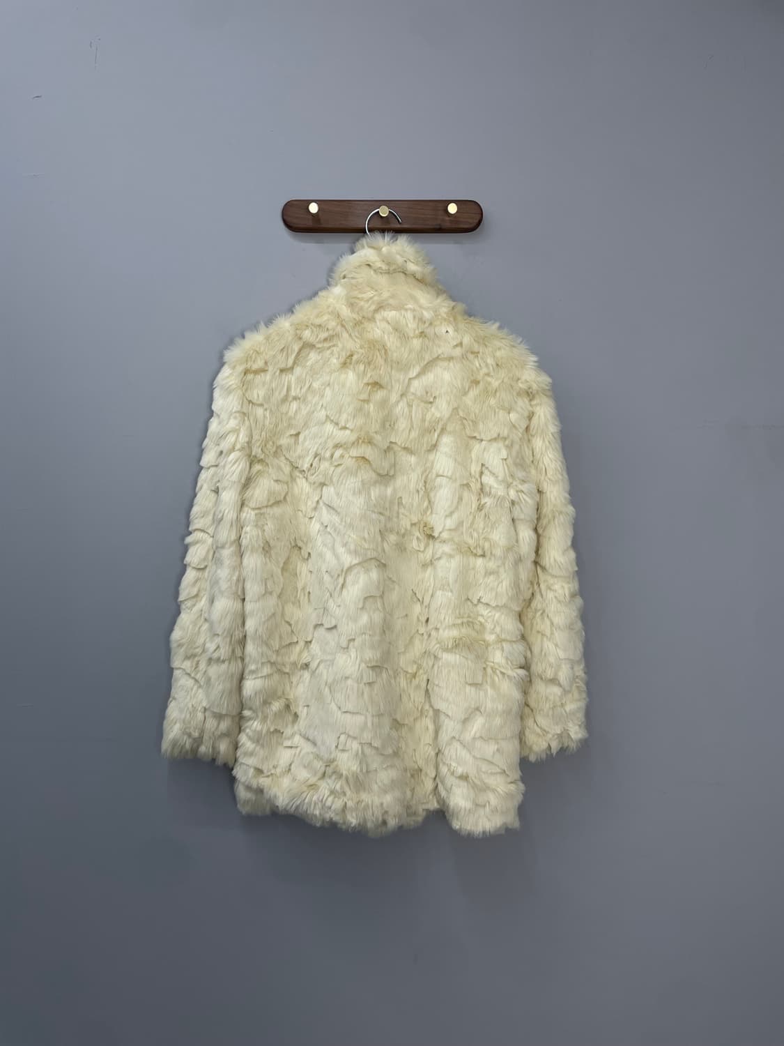 빈티지 퍼 미디 코트 H1503 상품이미지4