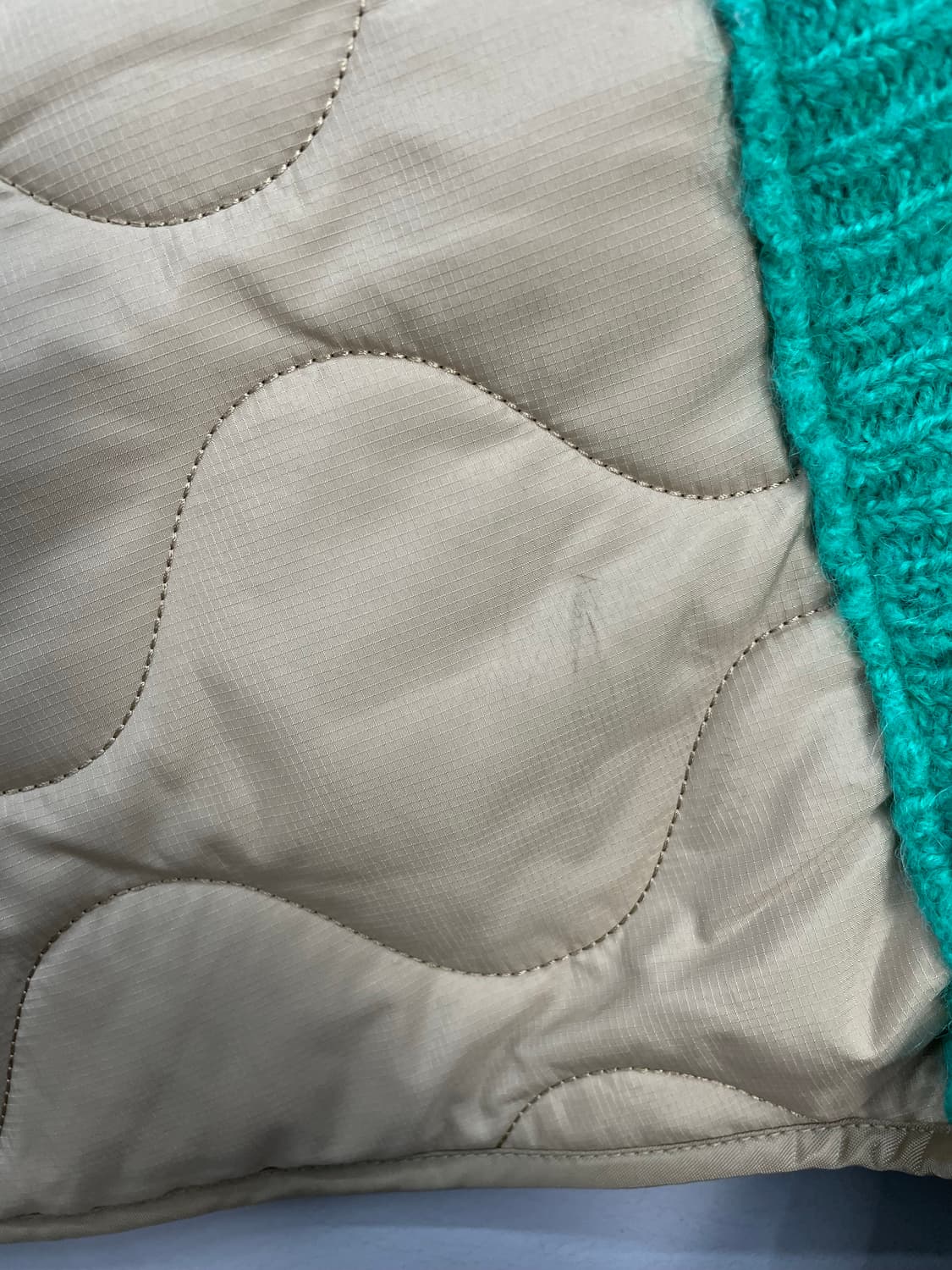 앤더슨벨 니트 패치드 퀄티드 파카 자켓 H2100 상품이미지8