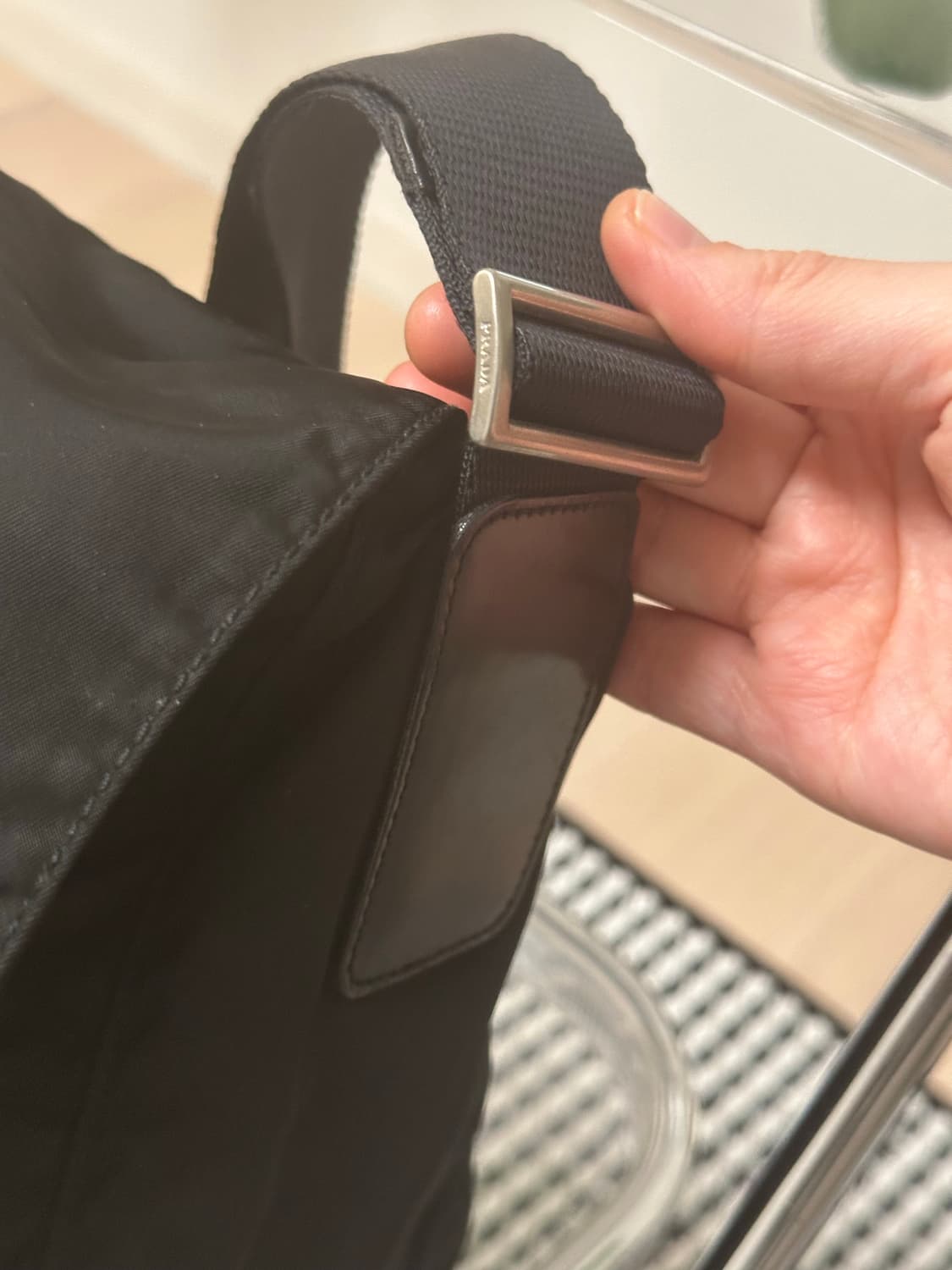 프라다 투포켓 포코노 메신저백 나일론 크로스백 상품이미지5