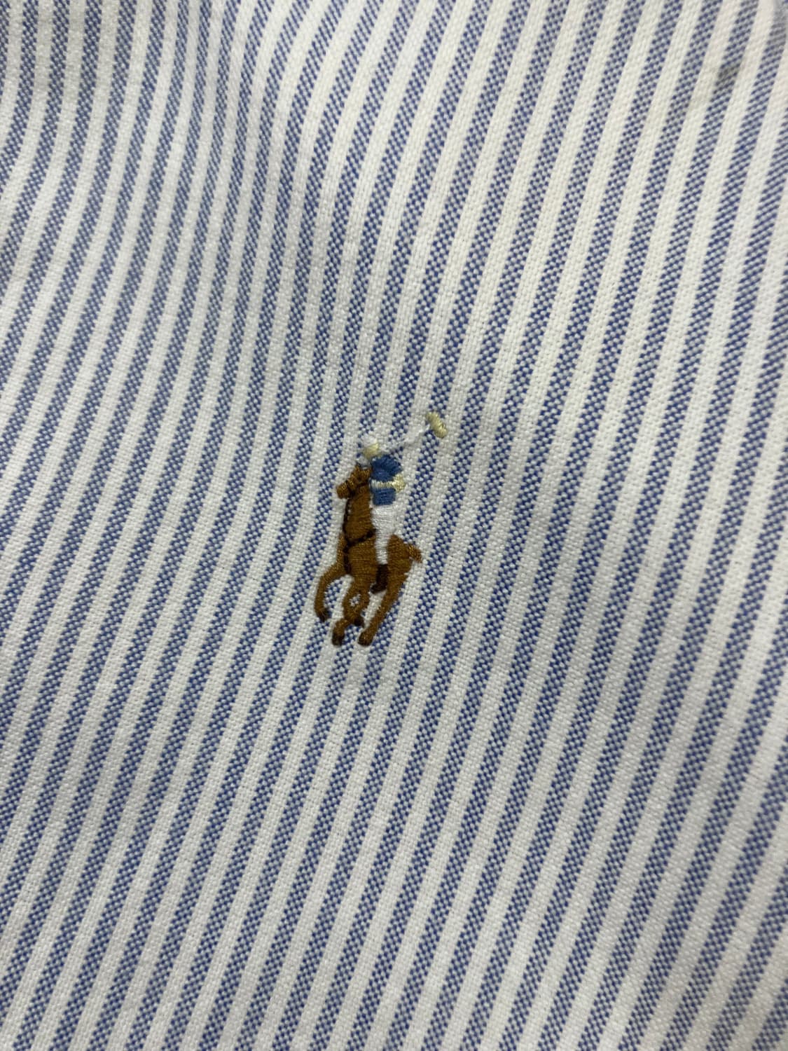 폴로 랄프로렌 스트라이프 셔츠 스카이블루 L  #csz3456  상품이미지7