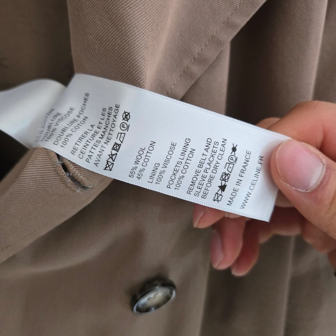 셀린느 트렌치 코트 상품이미지4