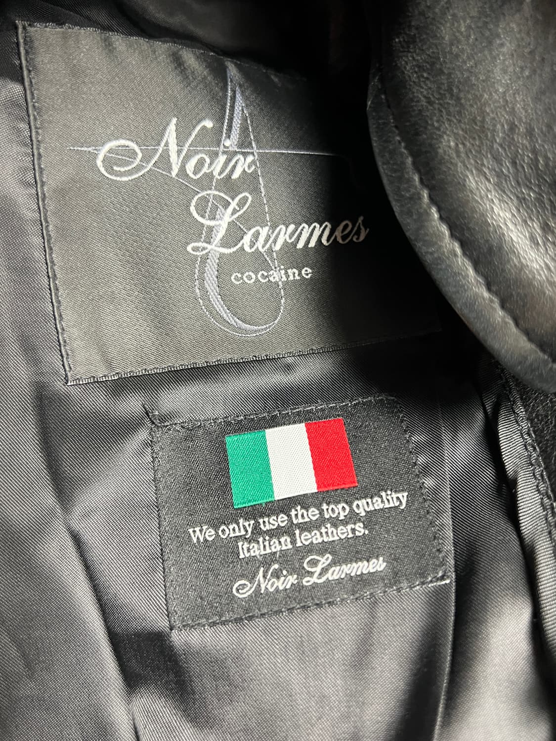 느와르라르메스 블랙라벨 여성 라이더 가죽자켓 55 상품이미지5