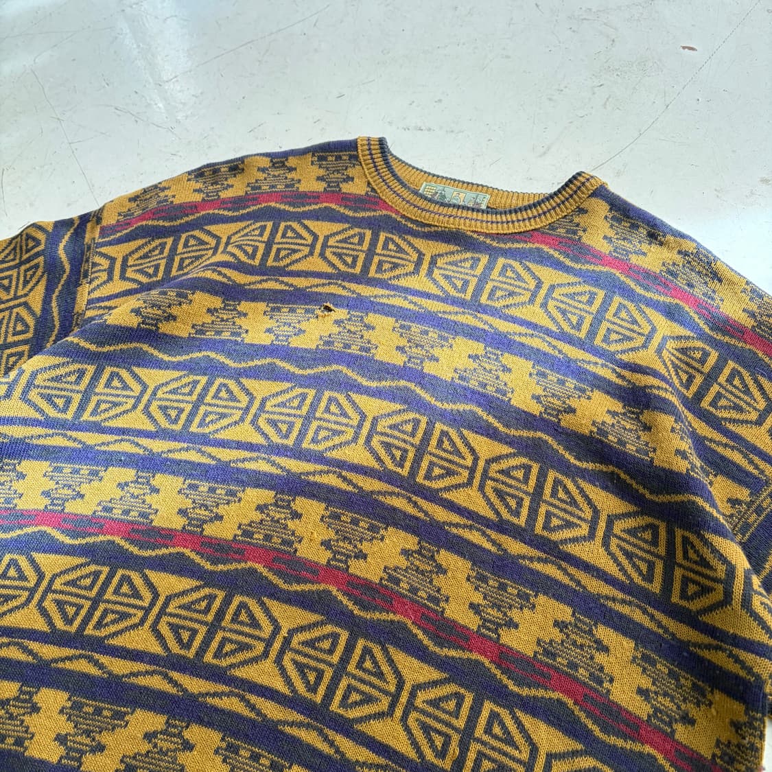 Tomhanbury Company 빈티지 니트 스웨터 XL 상품이미지4