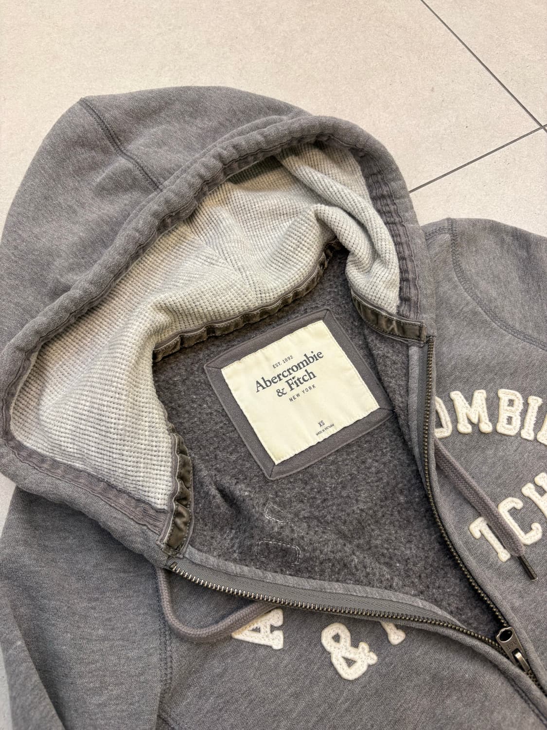아베크롬비 그레이 후드집업 상품이미지5