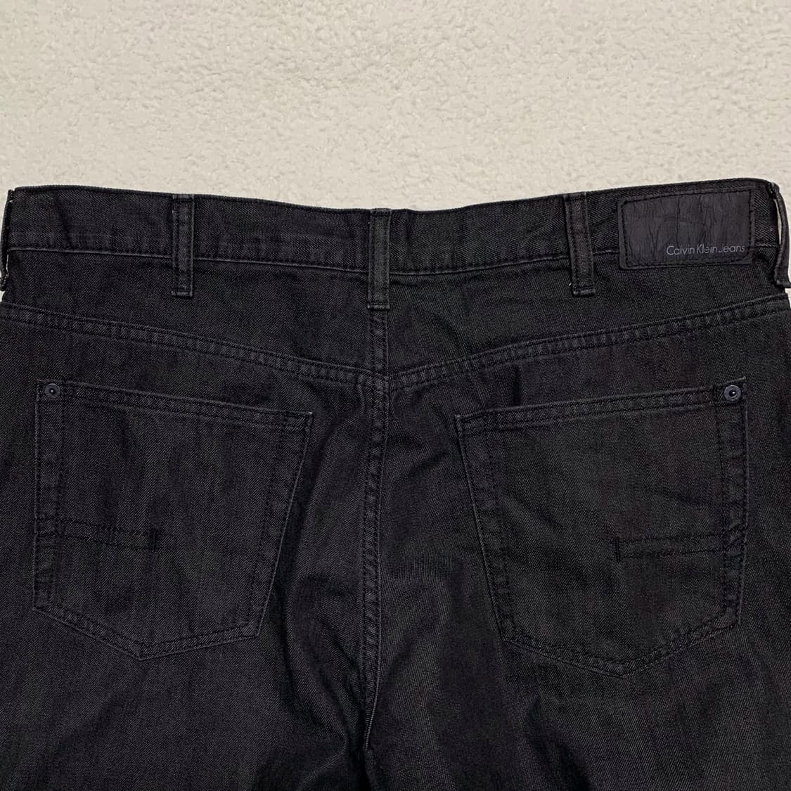 [표기 36, 실측 39] 캘빈 클라인 루즈 스트레이트핏 데님팬츠 상품이미지2