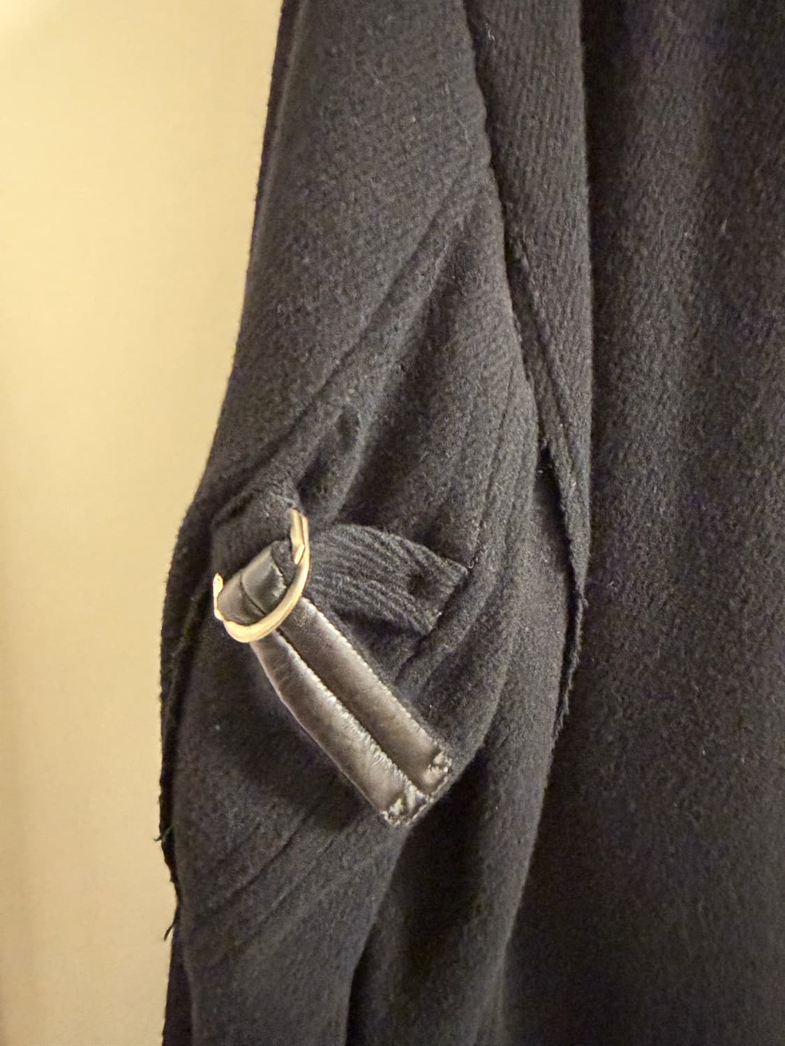 (50)솔로이스트 15aw 가죽탭 코트 상품이미지6