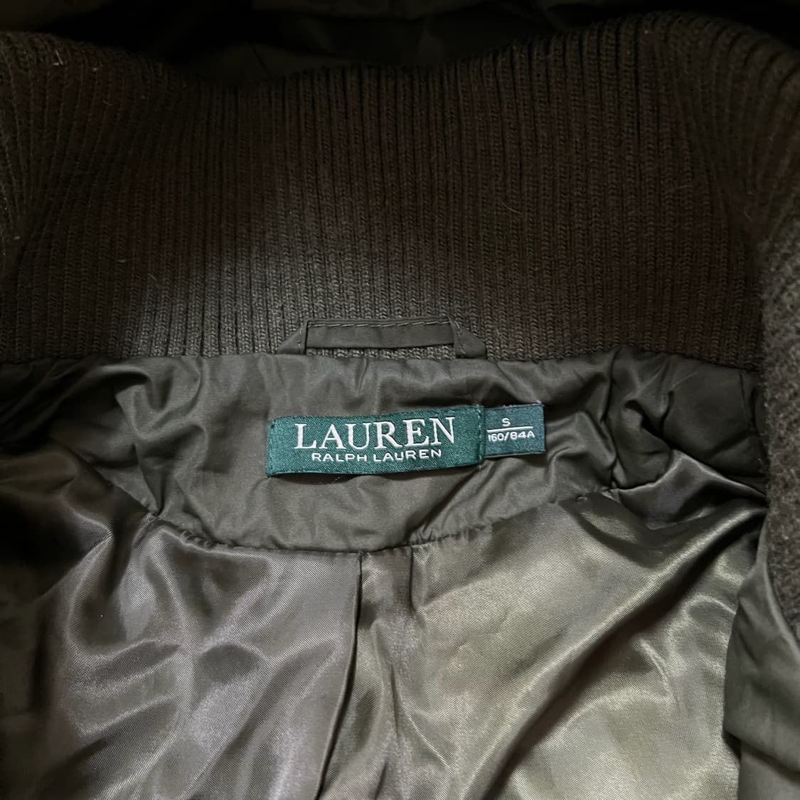 폴로 로렌 랄프로렌 여성 프리미엄 덕다운 니트 떡볶이 롱패딩 S/90  상품이미지6