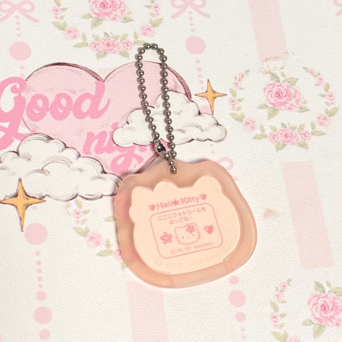 고전 1997 키티 클리어 키링 상품이미지2