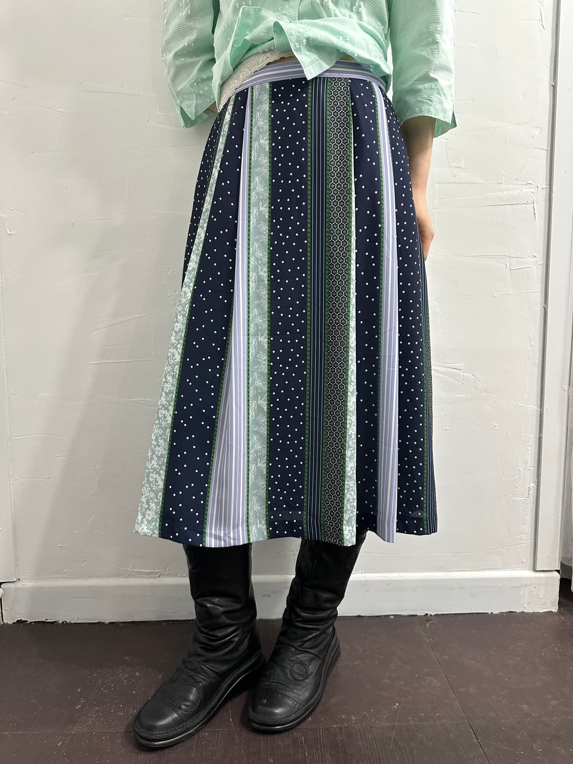 dot enthnic skirt 상품이미지2