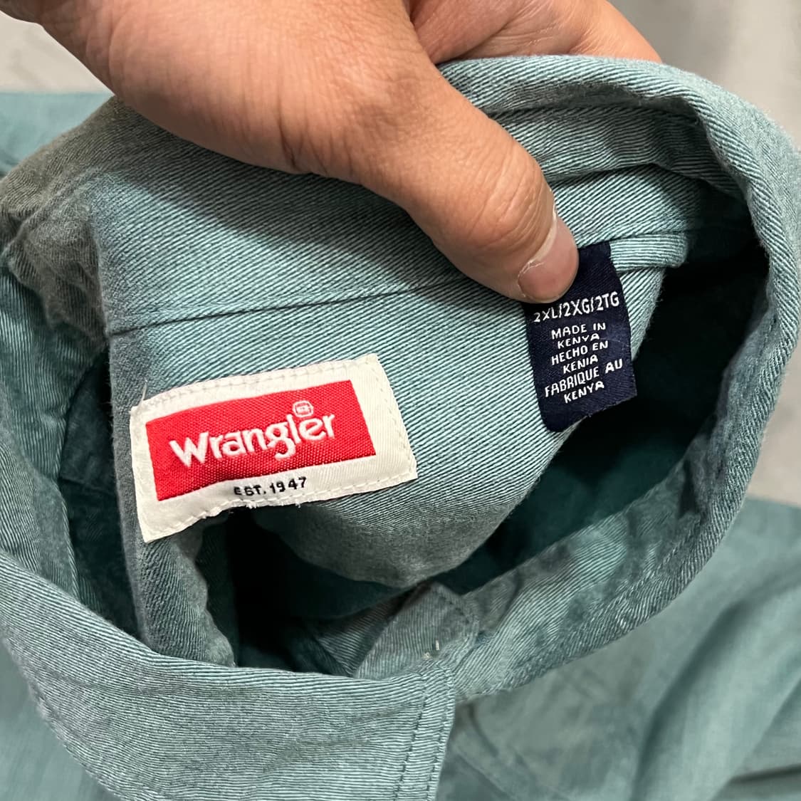  랭글러 워크 하프 셔츠 y16241 상품이미지5