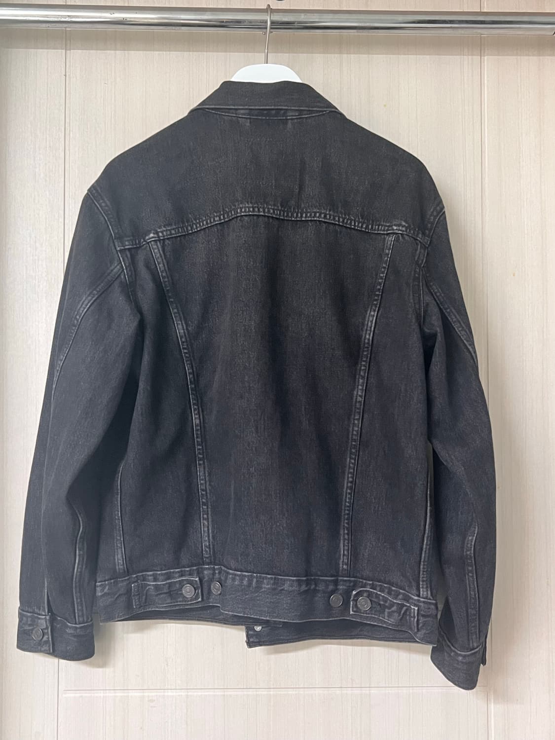 리바이스 릴렉스핏 트러커 흑청 상품이미지4