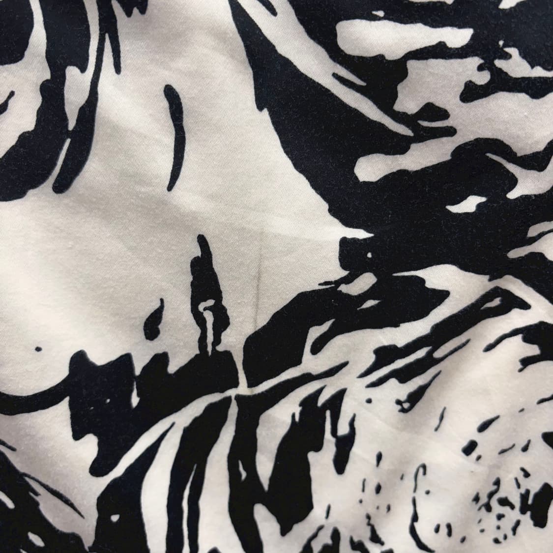 막스마라 미디 스커트 볼드 플로럴 아트워크 프린팅 디테일 H라인 아이보리 상품이미지8