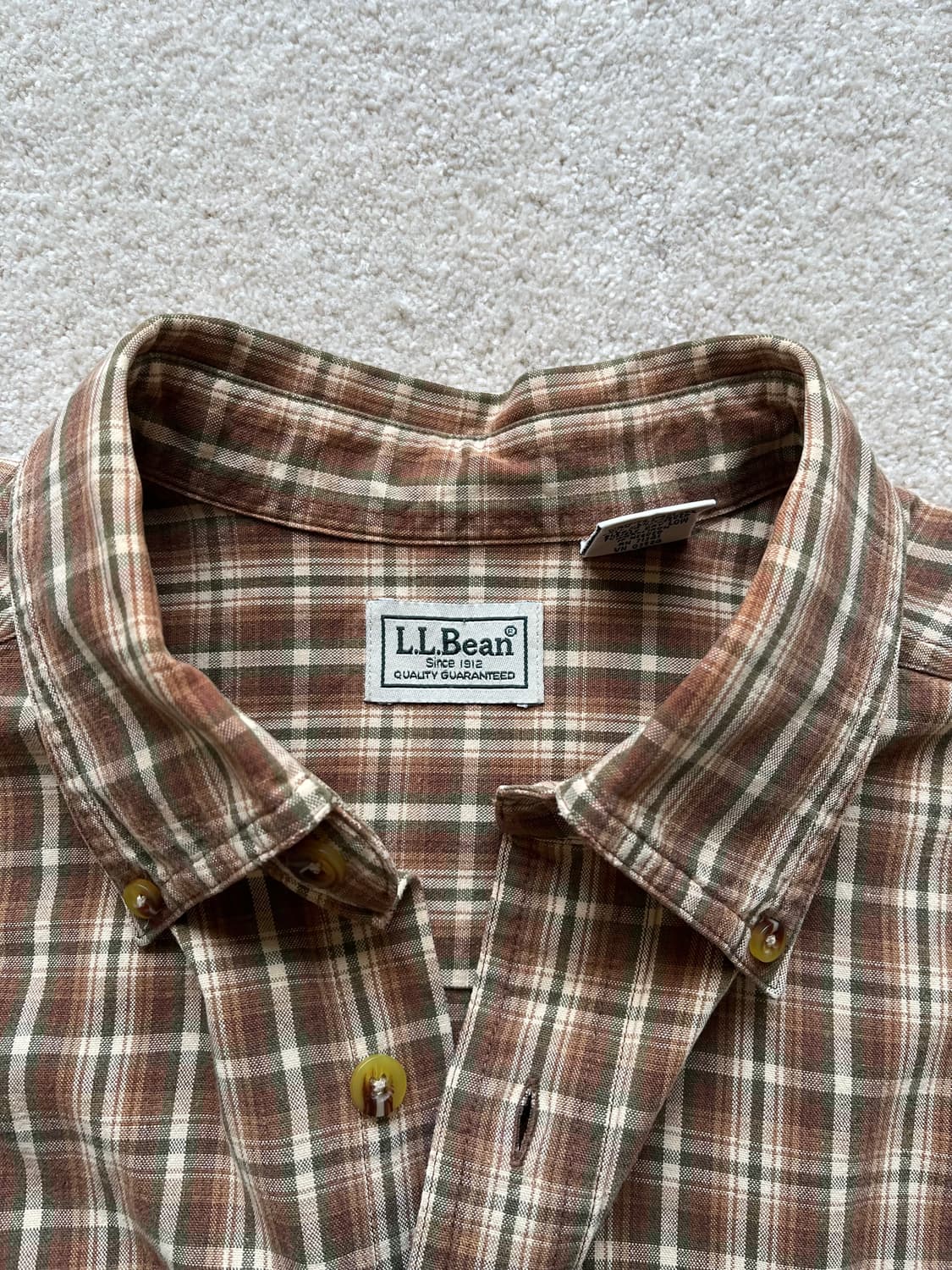 엘엘빈 컷오프 체크 셔츠 (105) 상품이미지6